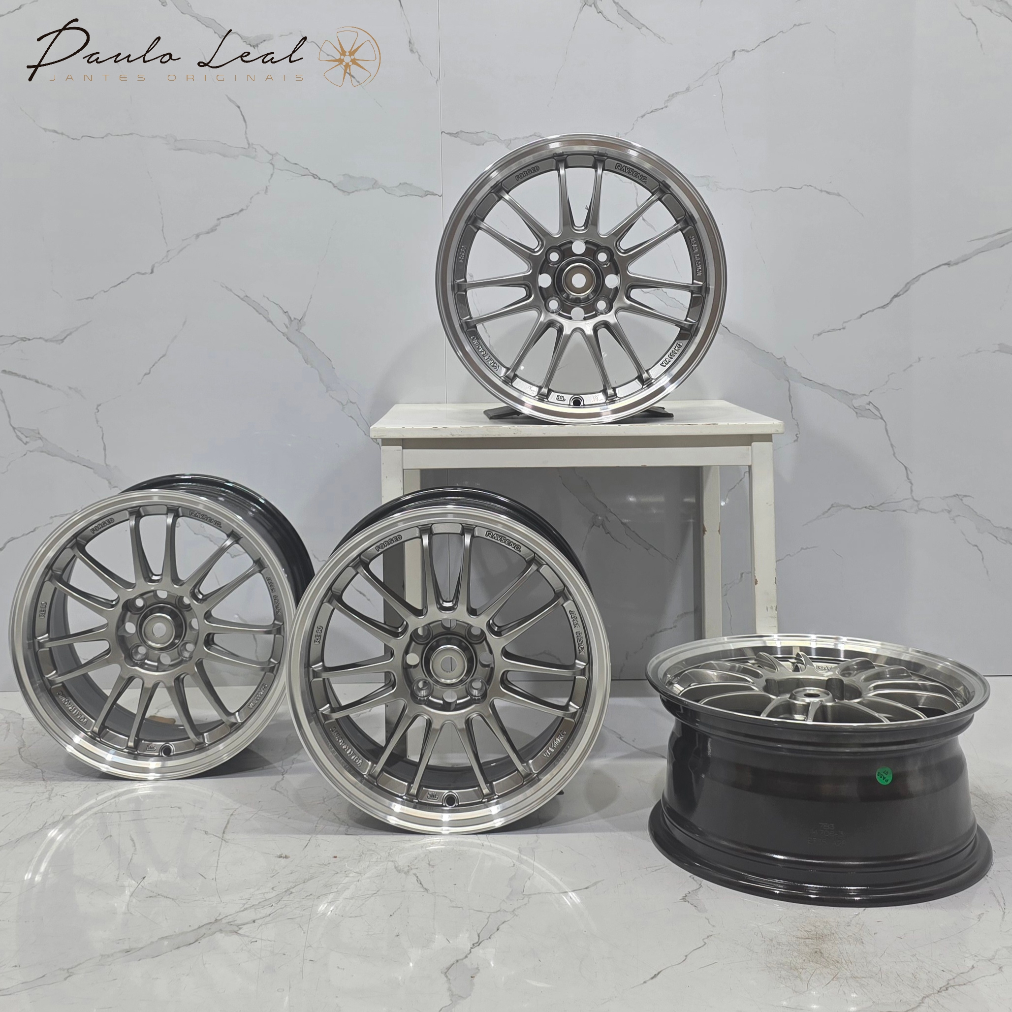 Jantes 15" Compatíveis Rays Volk Racing RE30 / Speedline com aba